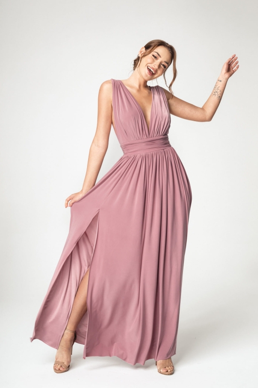 Aurelia sukienka maxi -róż