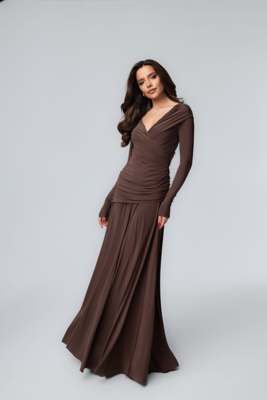 Sukienka Anastasia – Mocca Brown